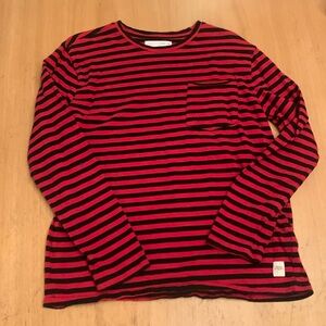 Zara striped long sleeved shirt kids 13-14